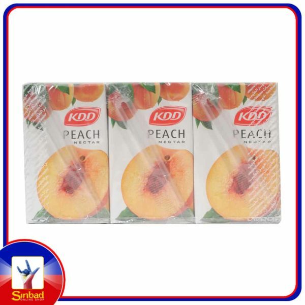KDD Peach Nectar 250ml x 6 Pieces
