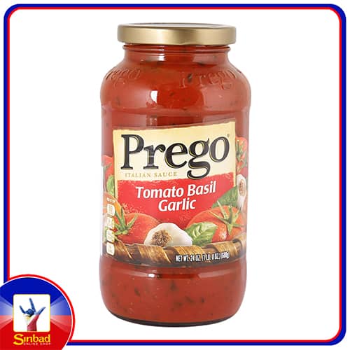 Prego Tomato Basil Garlic Sauce 680g