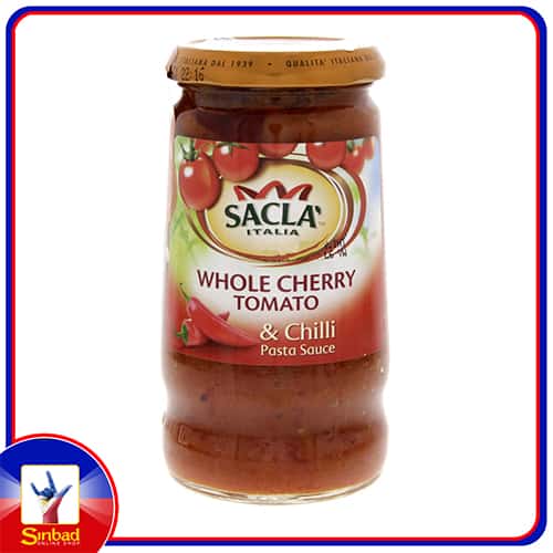 Sacla Whole Cherry Tomato & Chilli Pasta Sauce 350g