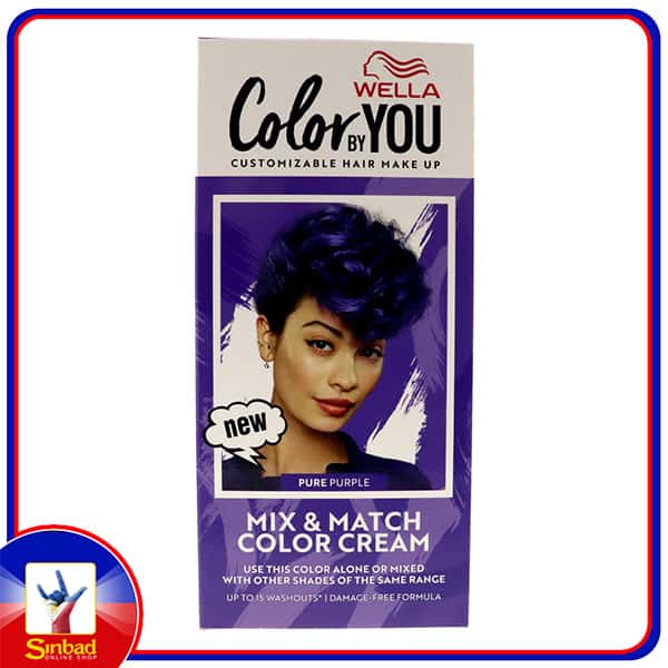 Buy Wella Color By You Mix & Match Color Cream Pure Purple 60ml Online in  Kuwait | Sinbad Online Shop