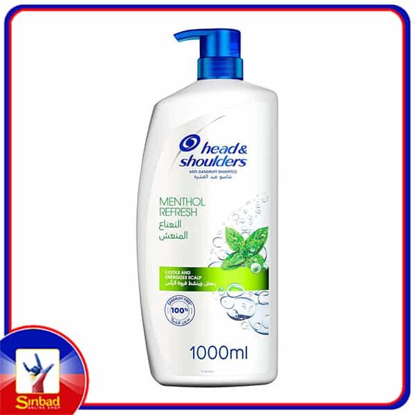 head anb Shoulders Menthol Refresh Anti-Dandruff Shampoo 1Litre