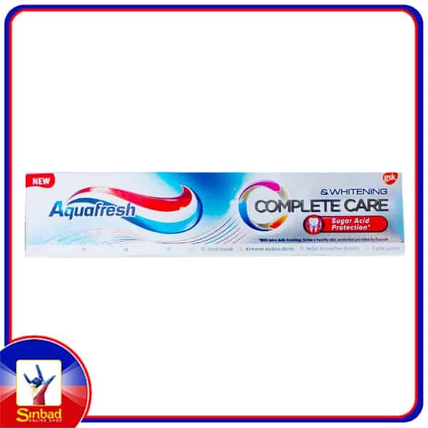 Aquafresh Complete Care And Whitening Fluoride Toothpaste 100ml