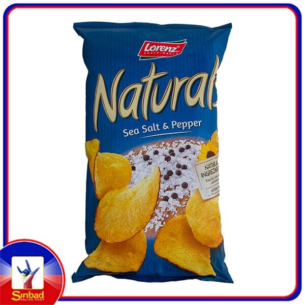 Lorenz Natural Potato Chips Sea Salt & Pepper 100g
