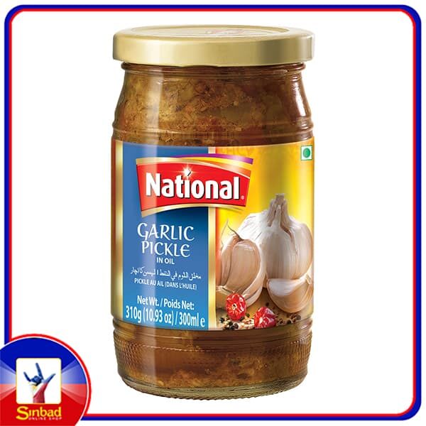 National Garlic Pickle In Oil 310g