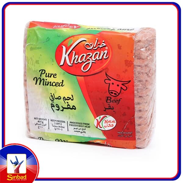 Khazan Frozen Pure Minced Beef 400g