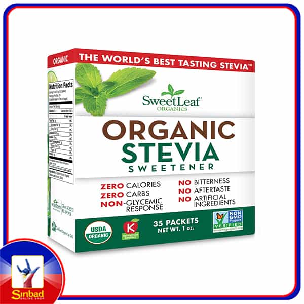Sweet Leaf Organic Stevia Sweetener 1oz