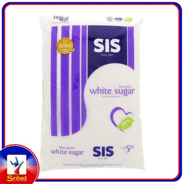 Sis Fine Grain White Sugar 5 Kg
