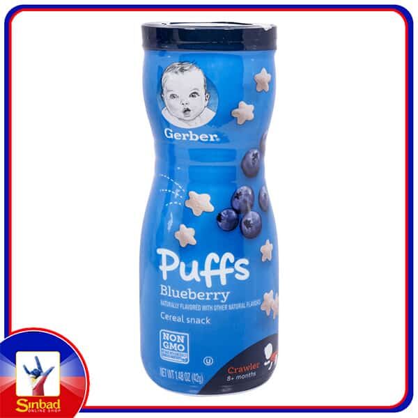 Gerber Puffs Cereal Snack Blueberry 42g