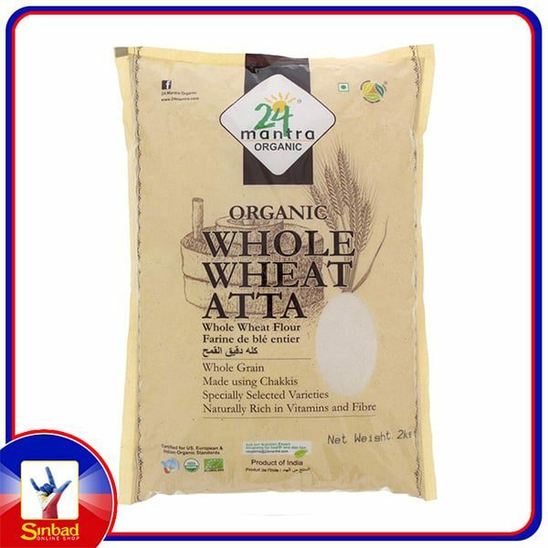 24 Mantra Organic Whole Wheat Atta 2kg