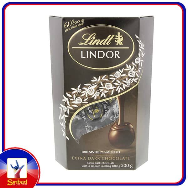 Lindt Lindor Irresistibly Smooth Extra Dark Chocolate 200g
