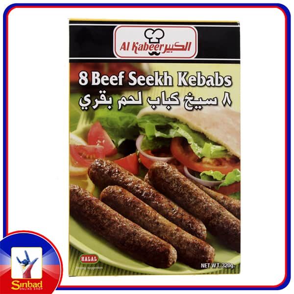 Al Kabeer Beef Seekh Kebabs 320g
