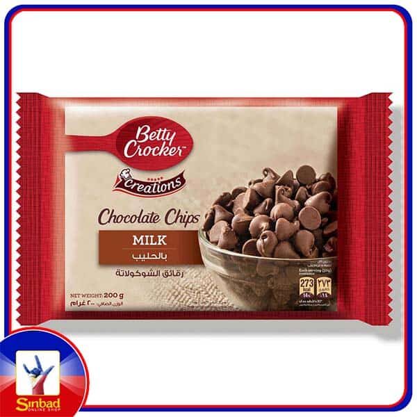 Betty Crocker Milk Chocolate Chips200g