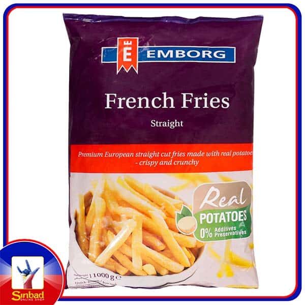 Emborg French Fries Straight Cut 1kg
