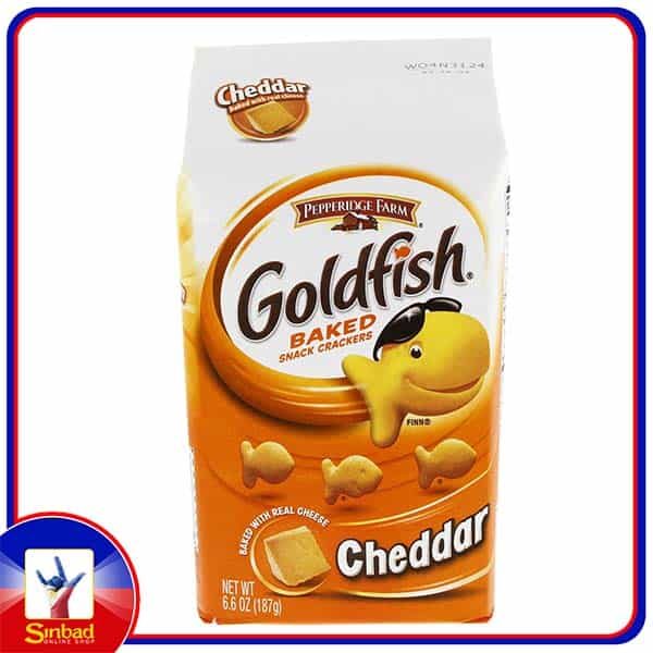 Pepperidge Farm Gold Fish Baked Snack Crackers Cheddar 187g