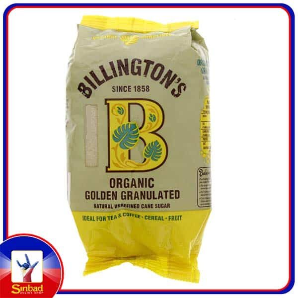 BillingTons Organic Natural Unrefined Cane Sugar 500 Gm