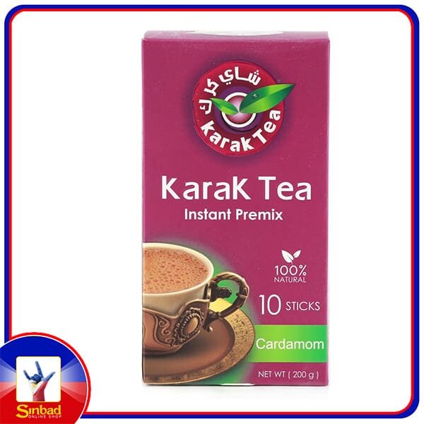 Karak Tea Instant Premix Cardamom 20g x 10 Pieces