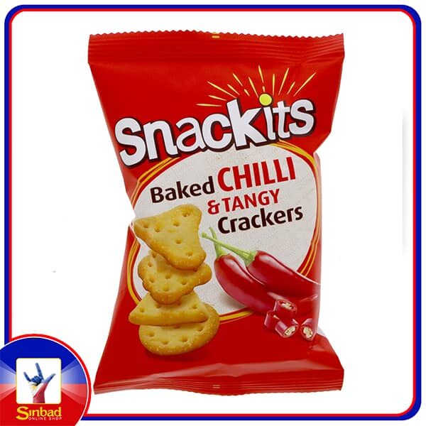 Nabil Snackits Chilli And Tangy Crackers 8 x 40g