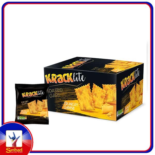 Kracklite Toasted Chips Crunchy Cheese 12 x 26g