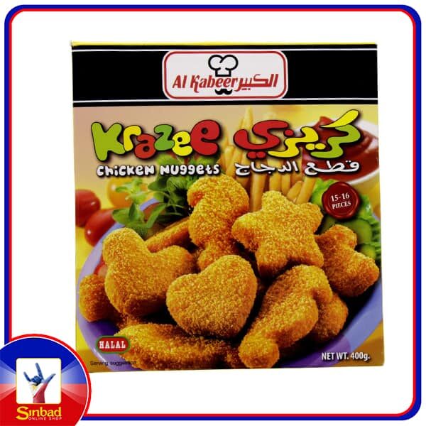 Al Kabeer Krazee Chicken Nuggets 400g