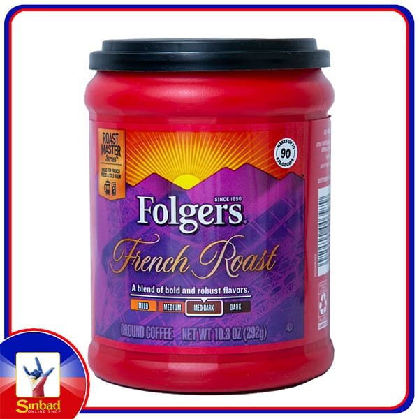 Folgers French Roast Coffee 292g