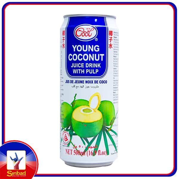 Ice Cool Young Coconut Juicy Drink With Pulp 500ml