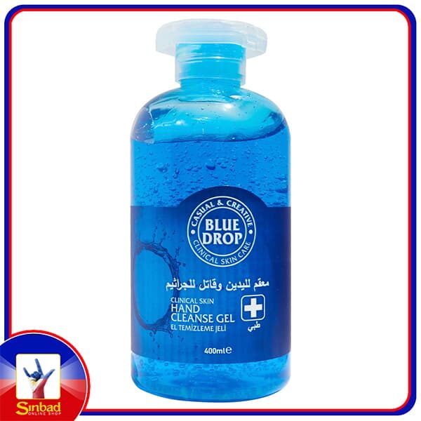 Blue Drop Clinical Skin Hand Cleanse Gel 400ml
