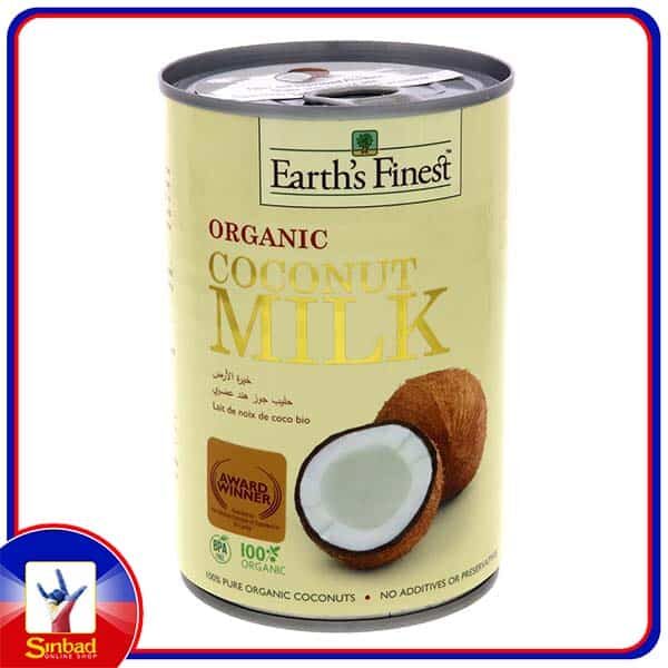 Earths Finest Organic Coconut Milk 400ml