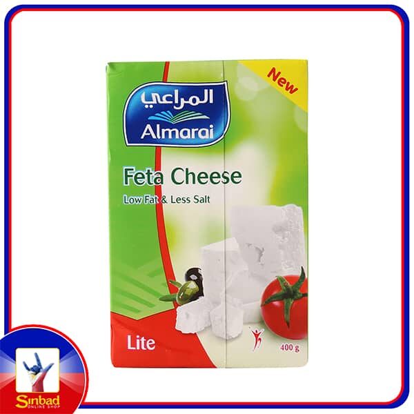 Al Marai Feta Cheese Low Fat & Less Salt Lite 400g