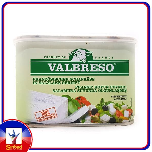 Valbreso French Feta Cheese Tin 600g