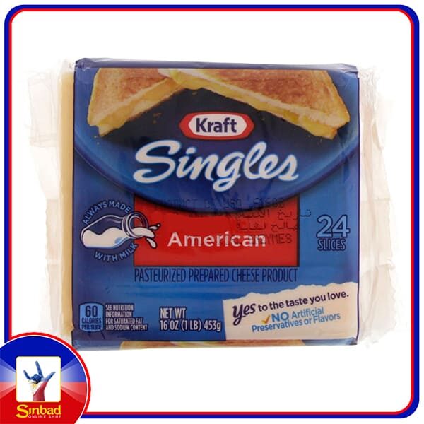Kraft Singles American Cheese 453g