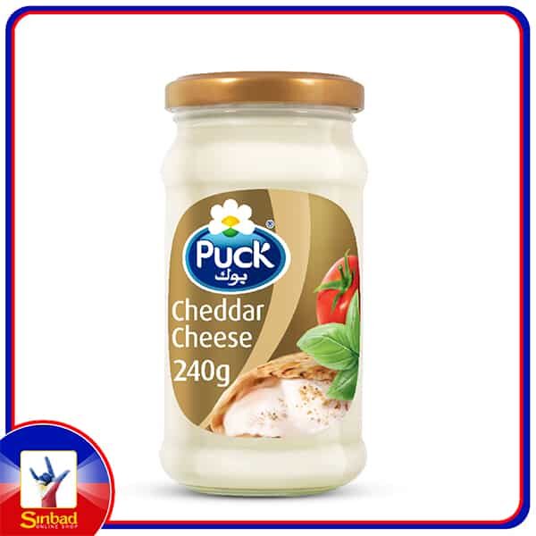 Puck Cheddar Cream Cheese Spread Jar 240g