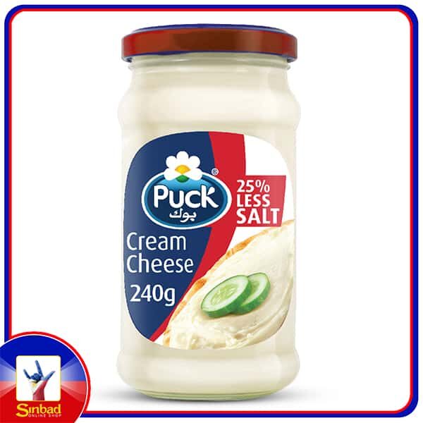 Puck Cream Cheese Spread Jar Low Salt 240g