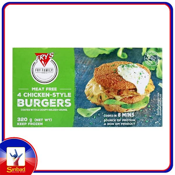 Frys Family Meat Free 4 Chicken-Style Burgers 320g