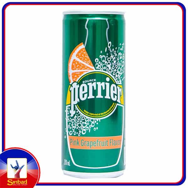 Perrier Pink Grapefruit Flavored Carbonated Mineral Water 250ml