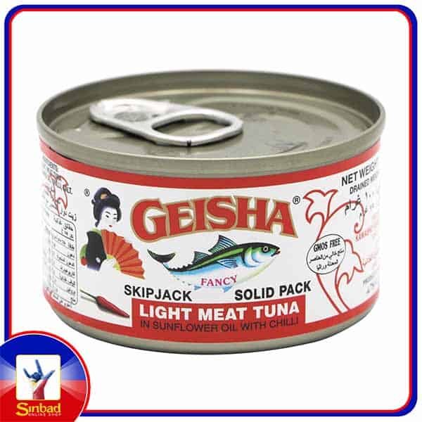 Geisha Skipjack Light Meat Tuna In Sunflower Oil With Chilli 100g