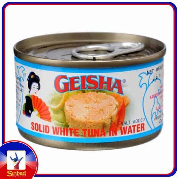 GEISHA WHITE MEAT TUNA IN WATER   100 GM