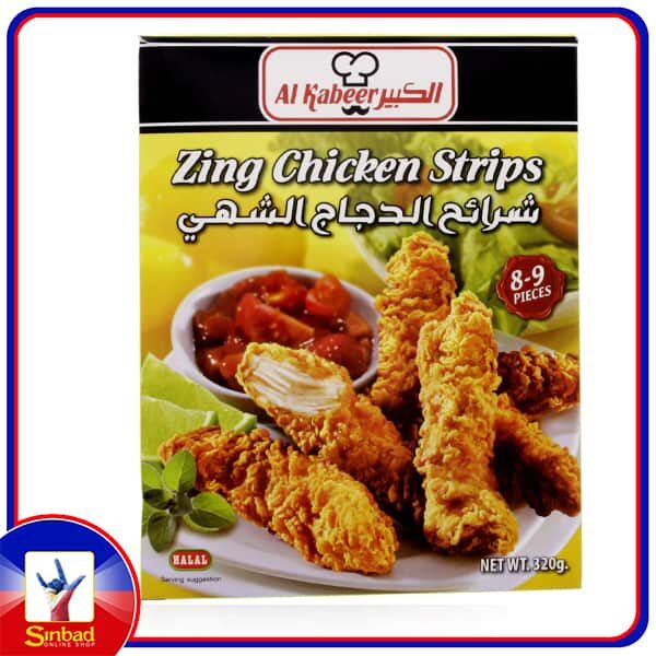 AL Kabeer Zing Chicken Strips 320 gm