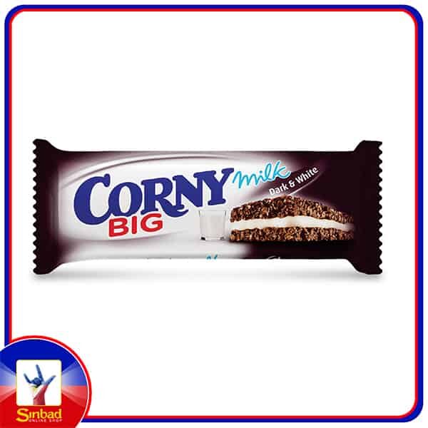 CORNY BIG Milk Dark & White Cereal bar  120gm