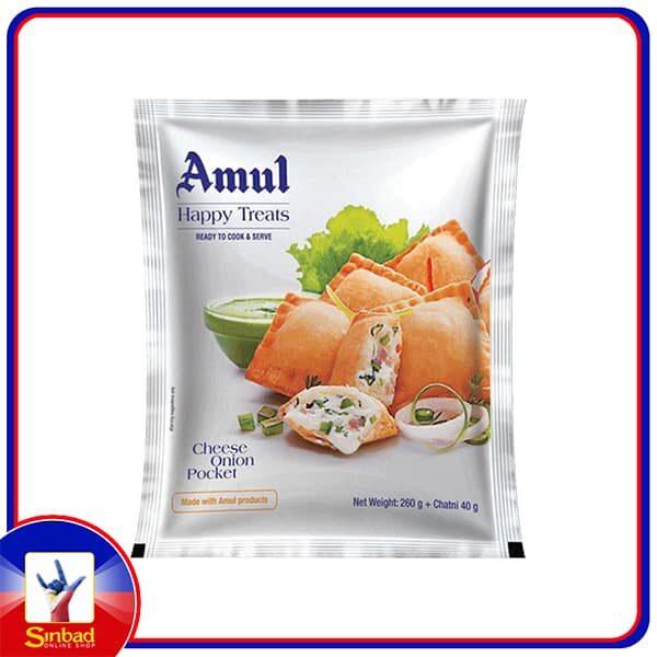 Amul Cheese Onion Pocket 300 Gm