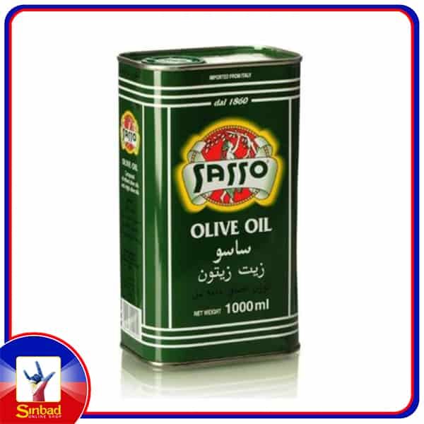 SASSO  OLIVE OIL TIN 100 ml