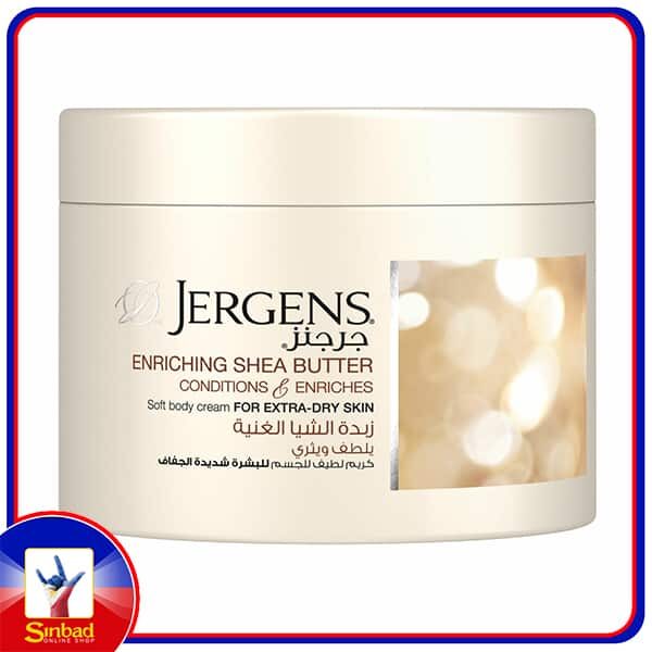JERGENS Soft Body Cream 250ml Enriching Shea Butter