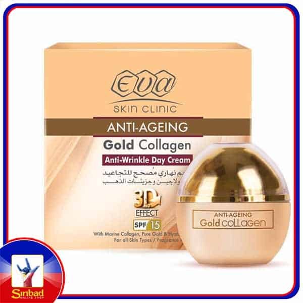 EVA COLLAGEN - GOLD Anti-Wrinkle Day Cream (SPF-15) 50ml