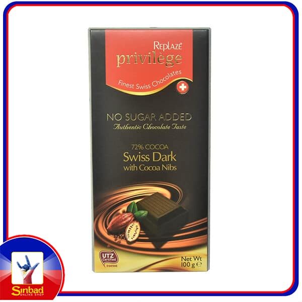 Replaze Privilege DARK 72% chocolate 100g