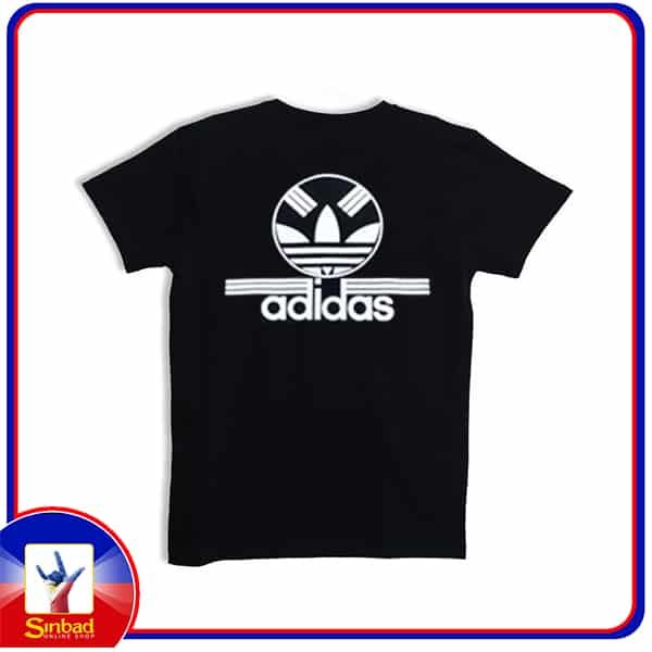 Unisex t-shirt, printed with the adidas logo- black color