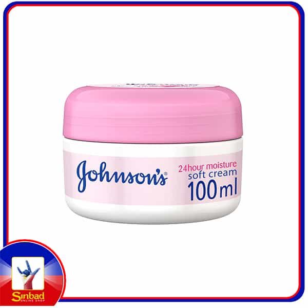 Johnsons Body Cream 24 Hour Moisture Soft 100ml