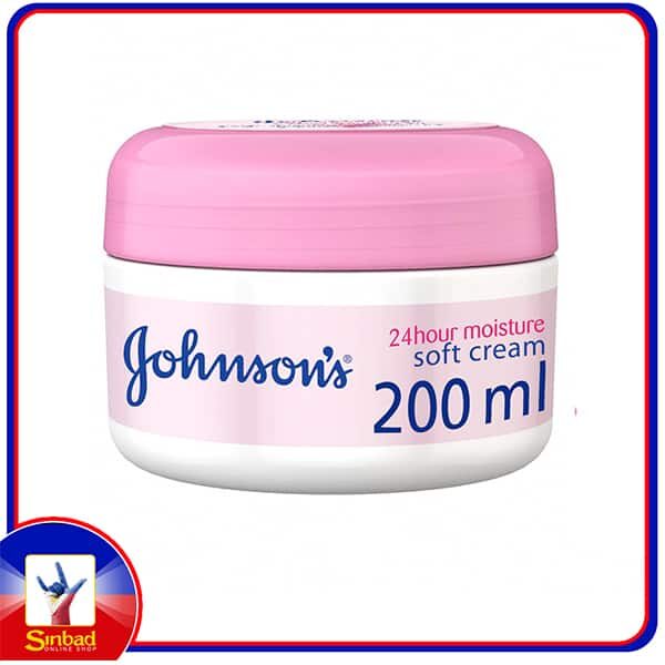 Johnsons Body Cream 24 Hour Moisture Soft 200ml