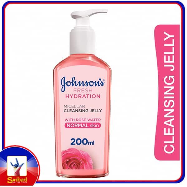 Johnsons Face Cleanser Fresh Hydration Micellar Cleansing Jelly Normal Skin 200ml