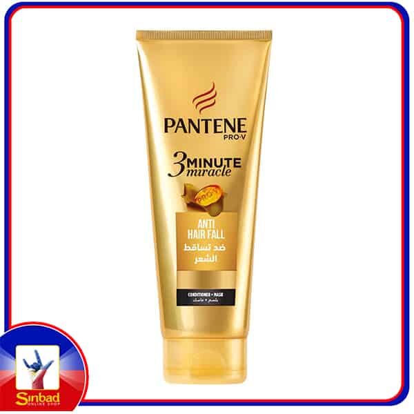Pantene Pro-V 3 Minute Miracle Anti-Hair Fall Conditioner  Mask 200ml
