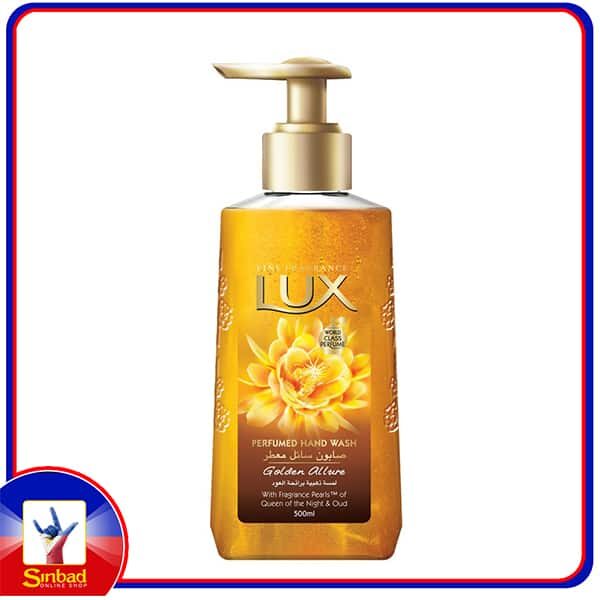 Lux Perfumed Hand Wash Golden Allure, 500ml