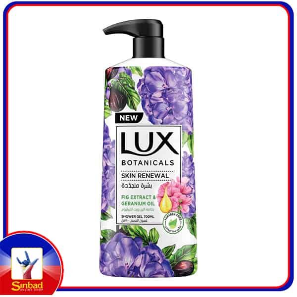 Lux Botanicals Skin Renewal Body Wash Fig Extract And Geranium Oil 700ml